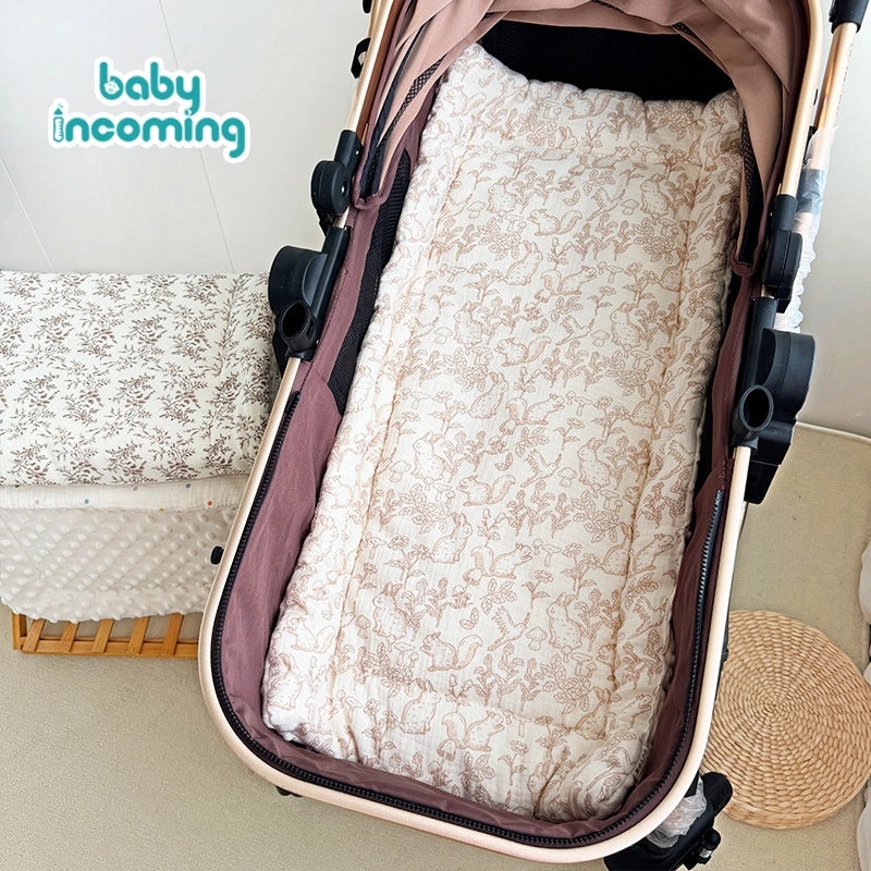 Universal Baby Stroller Cushion Thickened Cotton Double-Sided Machine Washable Soft Padding|Baby Stroller Accessories