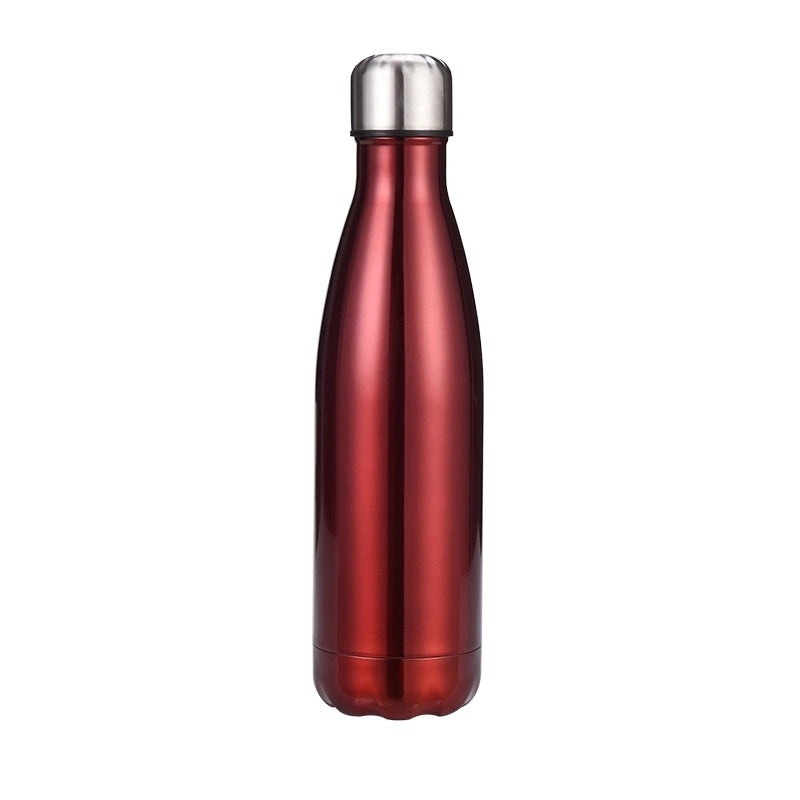 Stainless Steel Water Bottle Single Piece Casual Solid Color | Drinkware & Hydration