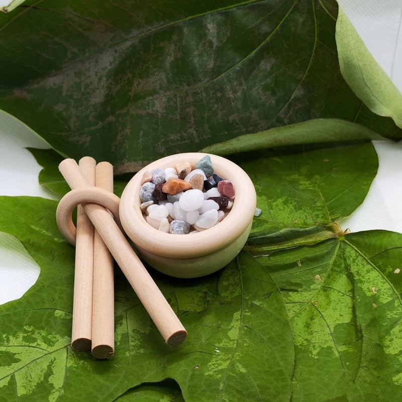 Minimalist Round Pine Wood Diffuser | Home Fragrance