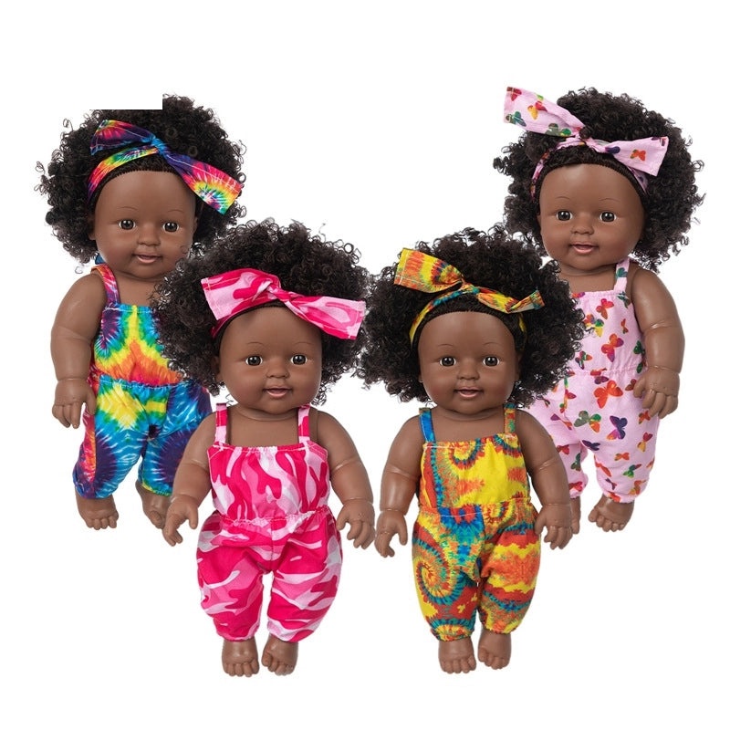 12 Inch African American Baby Doll for Girls | Dolls & Toys