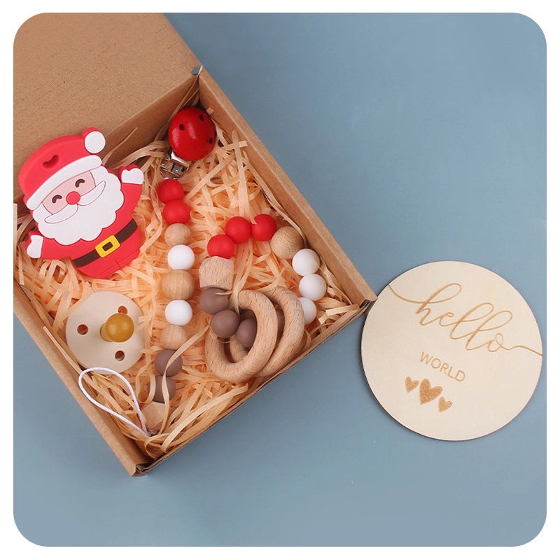 Christmas Cute Christmas Tree Santa Claus Snowman Baby Accessories Soft Beech Silica Gel Teethers|Baby Accessories