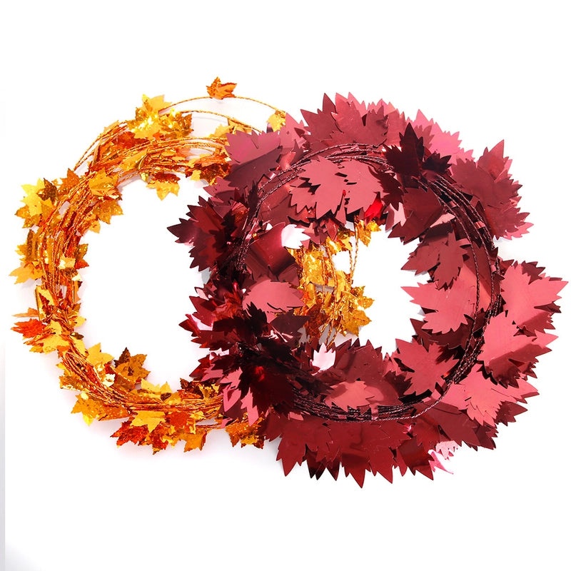 Thanksgiving Maple Leaf Hanging Ornaments Nordic Classic Metal Decor for Harvest Festival|Home Decor