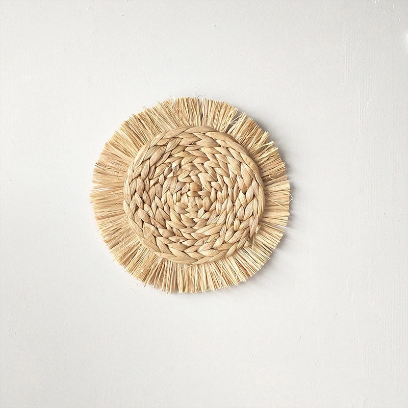 Ethnic Straw Wall Hanging Moroccan Style Home Decor Sofa Bedside Accent|Home Decor