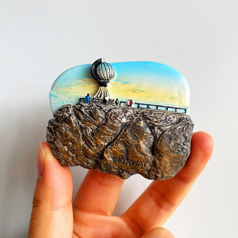 3D Travel Refrigerator Magnet Stickers Europe Cities Souvenirs Creative Tourist Gifts|Home Decor & Magnets