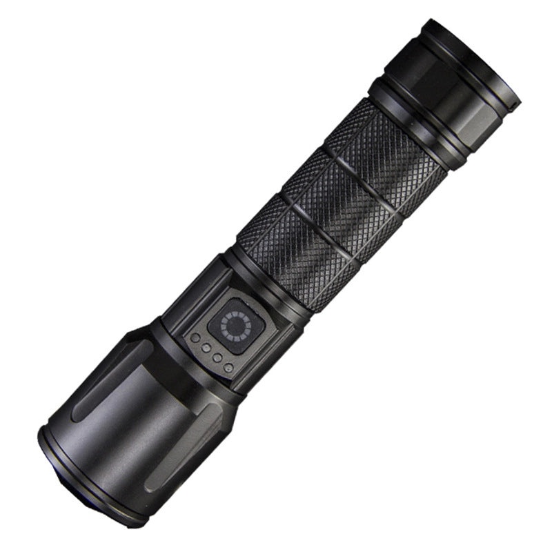 Aluminum Alloy Zoomable Laser Flashlight Fast Charging Long-Range Portable Torch|Outdoor Lighting