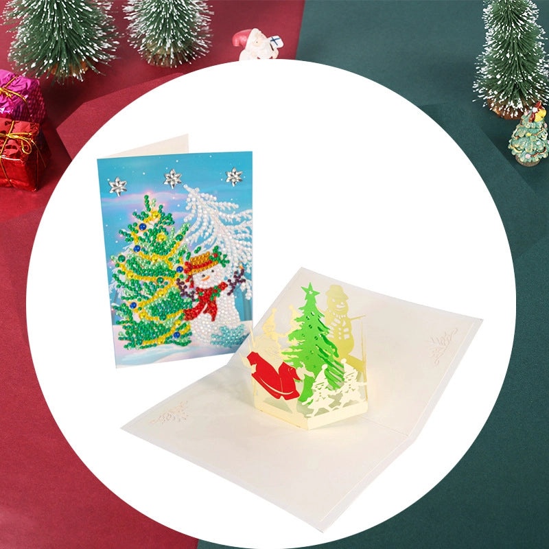 Handmade DIY Diamond Painting Birthday Balloon Greeting Card | Handmade Greeting Cards