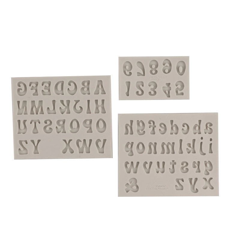 Casual Elegant Pastoral Letter Silicone Kitchen Mold 1 Piece | Kitchen Tools & Gadgets