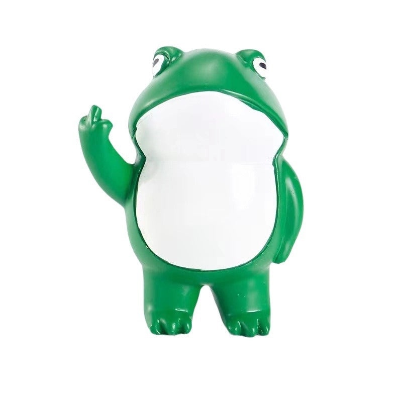 Cute Cartoon Frog Resin Figurines for Home Decor|Home Decor & Accessories