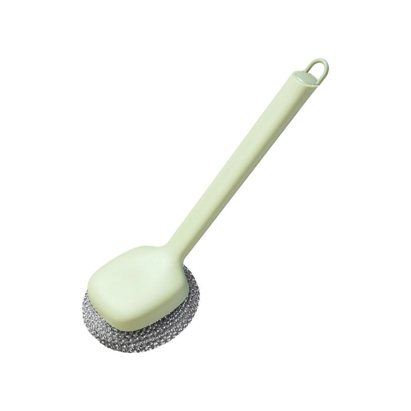 Elegant Solid Color PP Wok Brush for Home Cleaning | Kitchen & Household Supplies