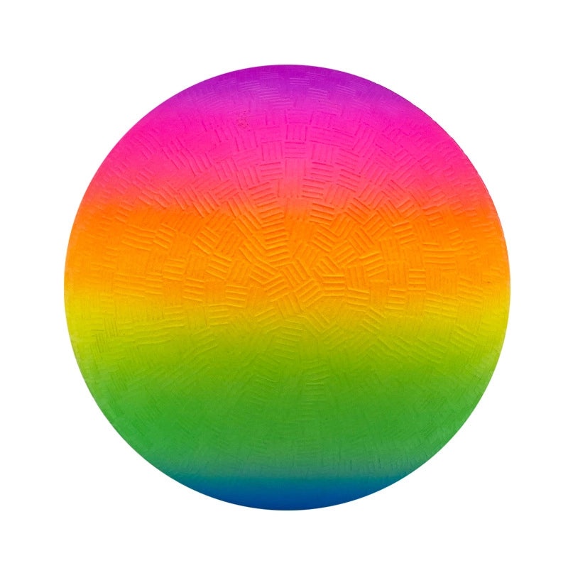 9-inch Large Inflatable Rainbow PVC Ball for Kids | Outdoor Toys & Sports Equipment