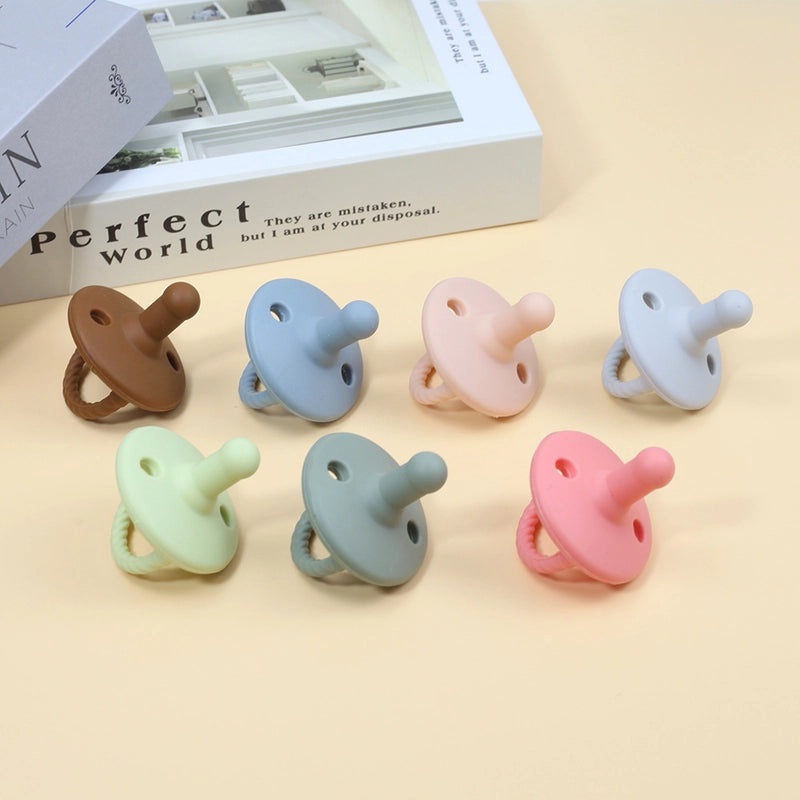 Stylish Solid Color Silicone Baby Accessories for Everyday Use|Baby Accessories