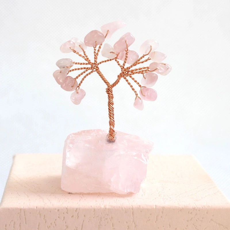 Elegant Minimalist Tree Crystal Ornament Decorative Artificial Sculpture|Home Decor & Ornaments