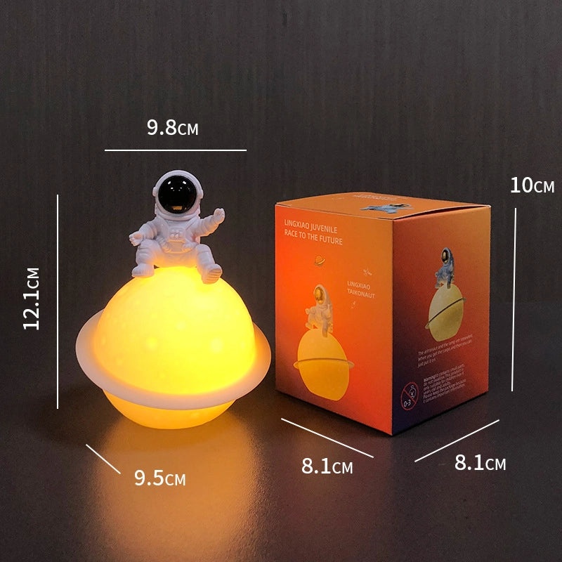 Creative Moon Night Light Kids Gift Bedside Table Lamp Astronaut Theme Decorative Headlamp|Home Decor Lighting