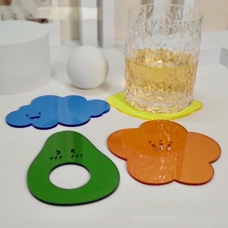 Solid Color Acrylic Placemat for Casual Vacation Use 1 Piece | Home & Kitchen Tableware