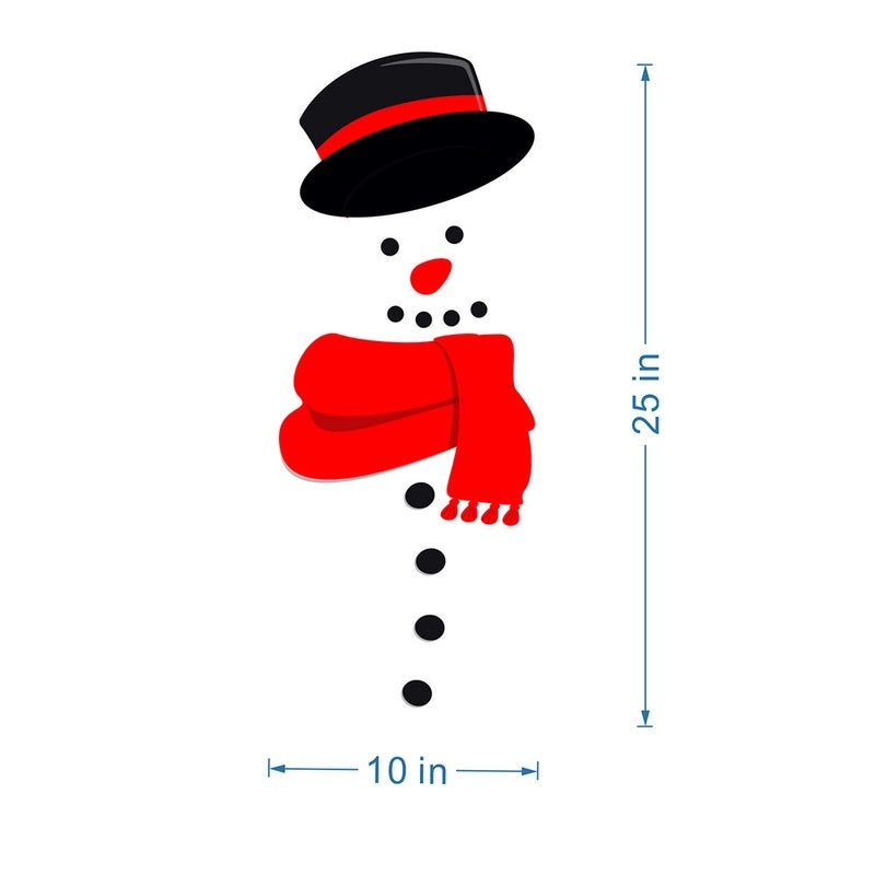 Christmas Snowman DIY Waterproof Magnetic Fridge Decoration|Home Decor & Kitchen Accessories