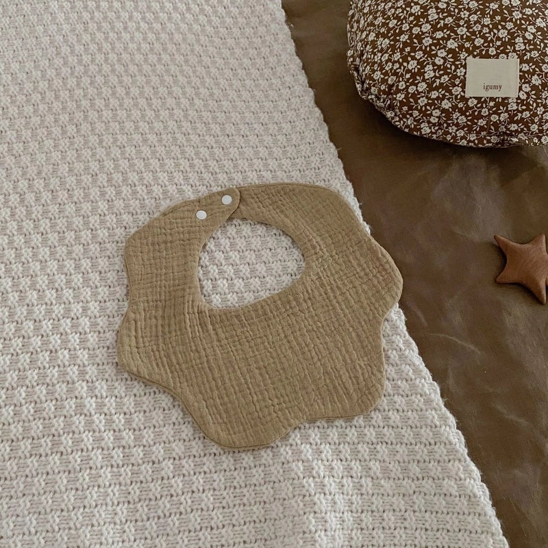 Cotton Baby Burp Cloths Solid Color Minimalist Design Soft Absorbent Baby Essentials|Baby Care Accessories