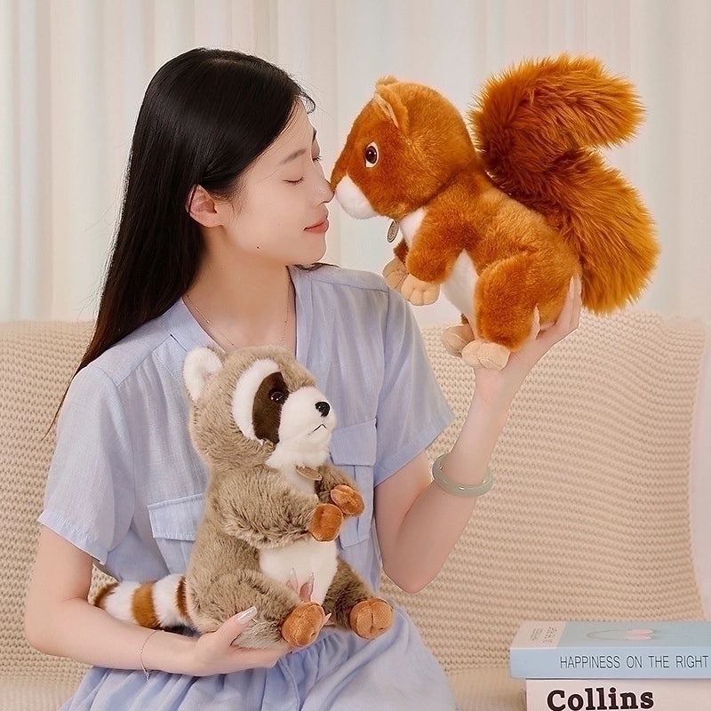 Cute Squirrel Plush Toy Soft PP Cotton Stuffed Animal|Plush Toys & Stuffed Animals