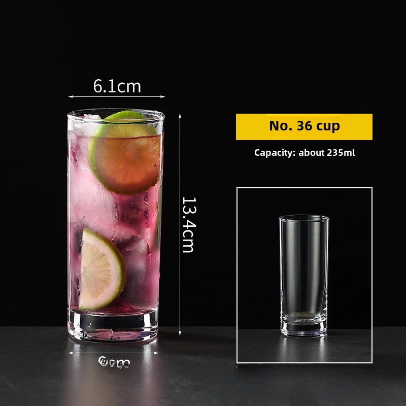 Large Capacity Glass Juice Cup for Milk Tea Mojito Cocktail Bars | Drinkware & Glassware