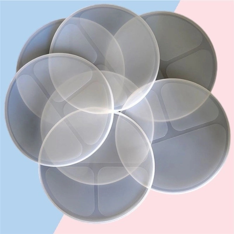 Casual Vacation Solid Color Silicone Plate Single Piece | Kitchen & Dining Accessories