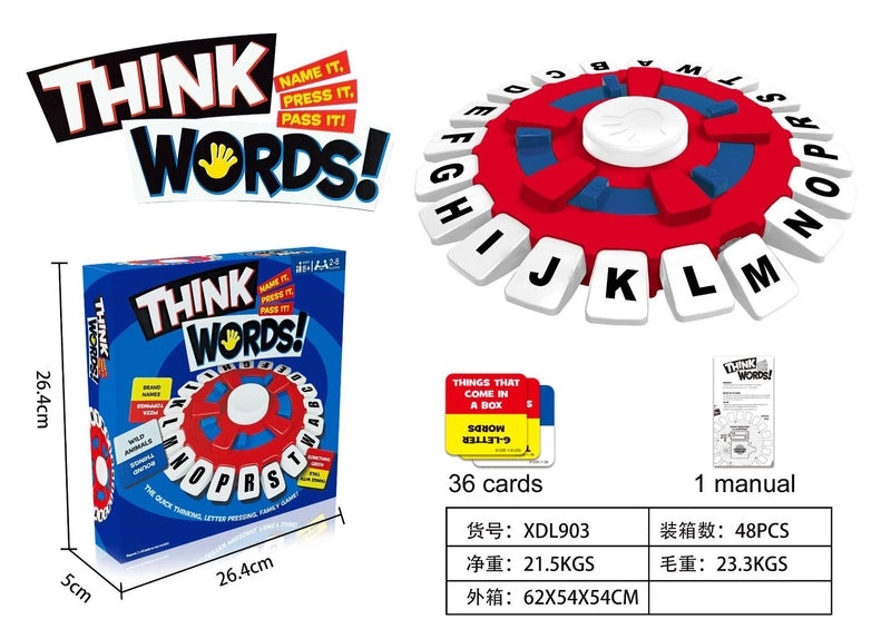 Educational Board Game Letters Plastic Toy Set|Toys & Games