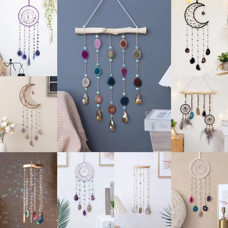 Geometric Agate Stone Pendant Minimalist Design | Jewelry Accessories