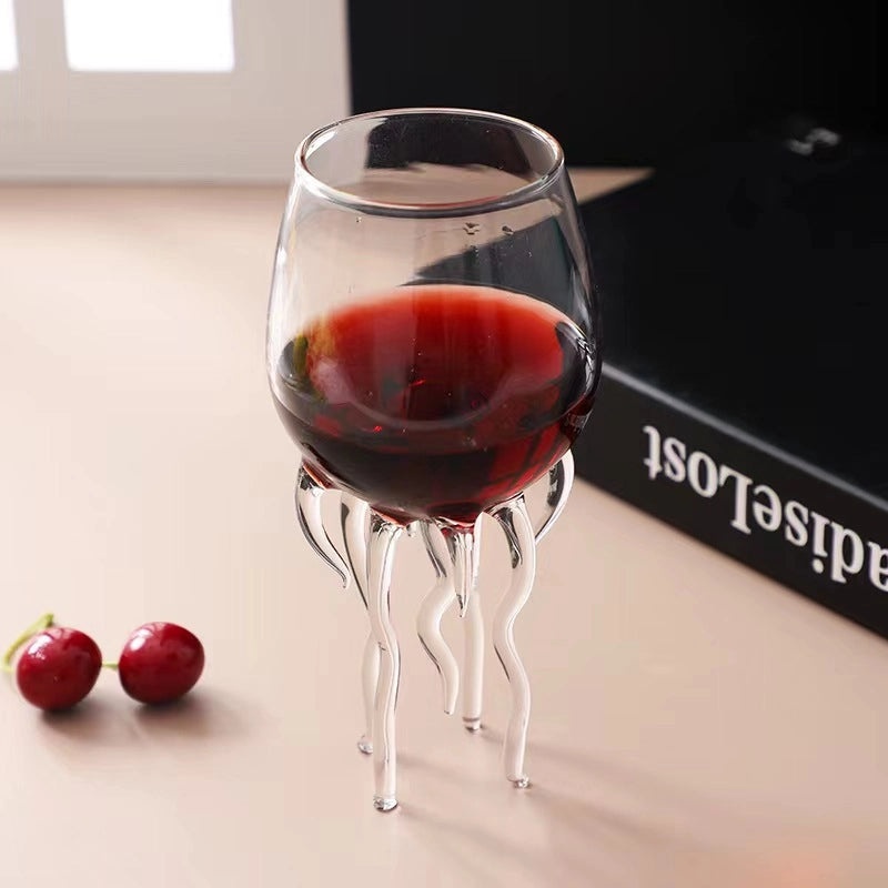 Charming Animal Design Wine Glass - Casual Elegant Cute Style | Drinkware & Bar Accessories