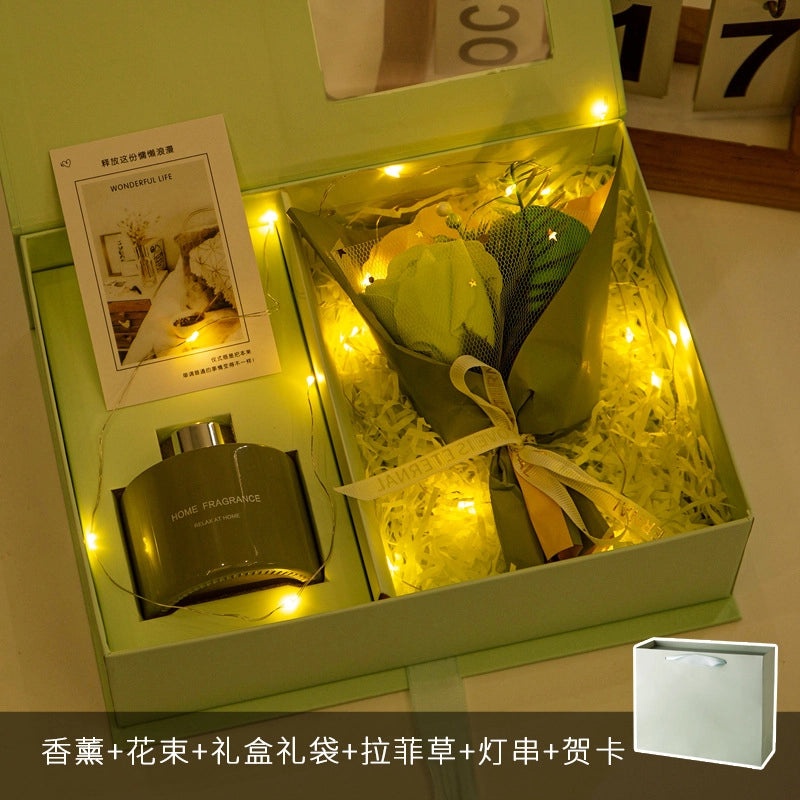 Teacher's Day Aromatherapy Bouquet Gift Box | Home Decor