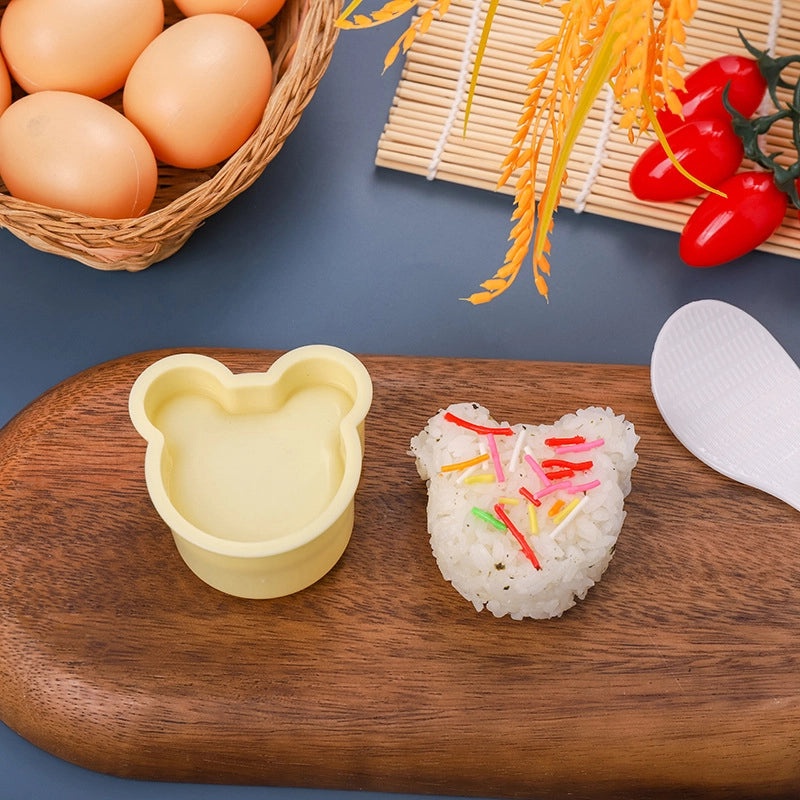Creative Transparent Cartoon Rice Ball & Sushi Mold for Kids | Kitchen Accessories