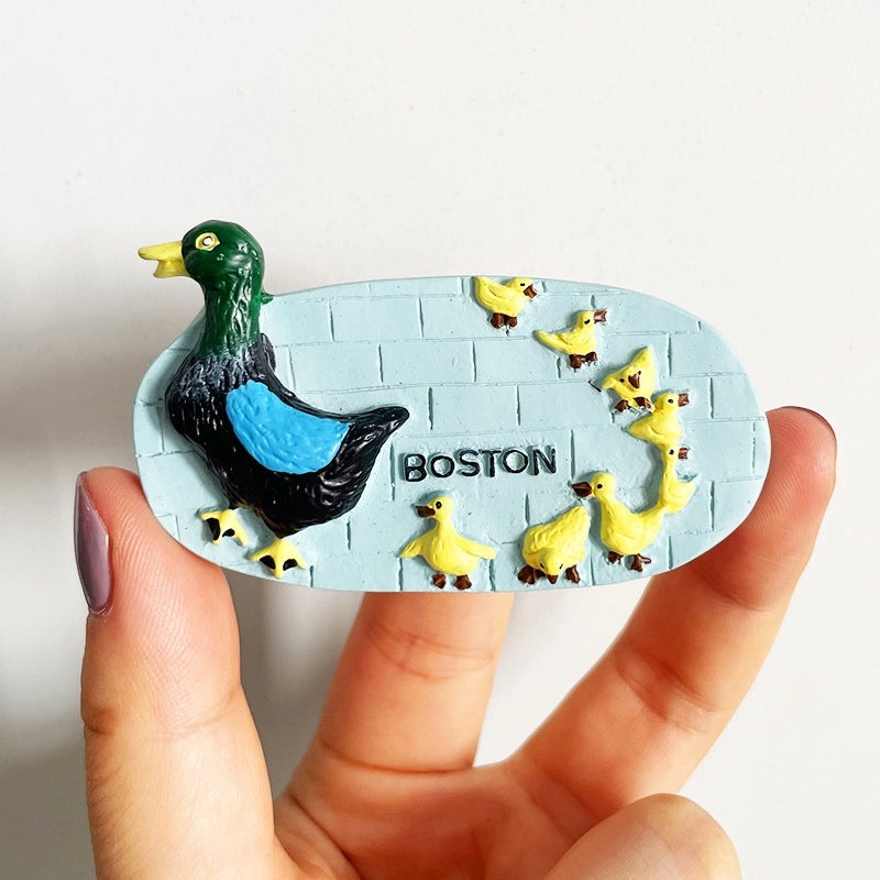 3D Travel Refrigerator Magnet Stickers Europe Cities Souvenirs Creative Tourist Gifts|Home Decor & Magnets