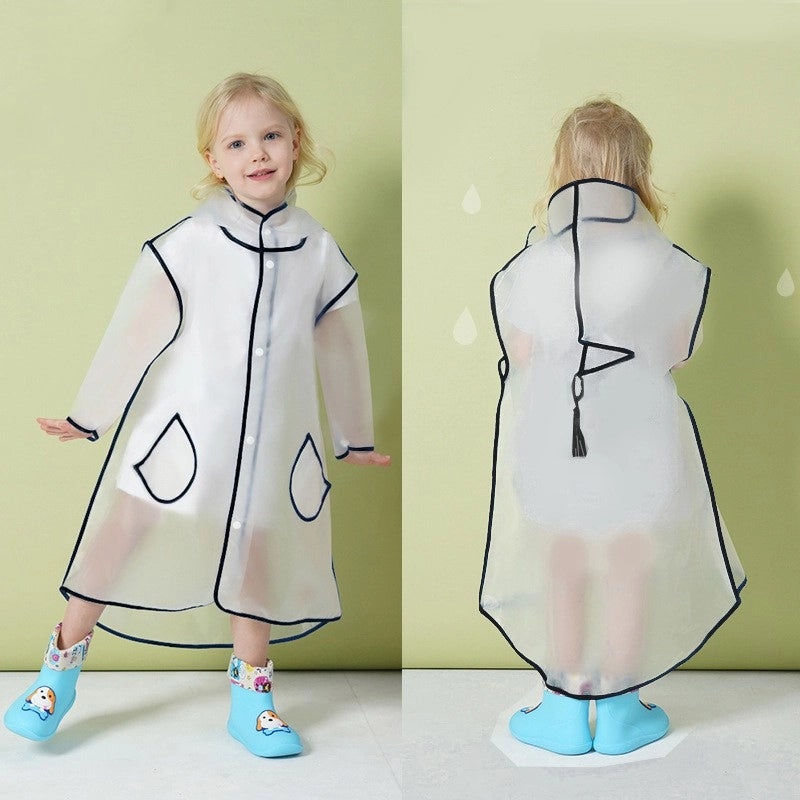 Cute Cartoon EVA Raincoat for Kids Waterproof Rain Gear|Kids Rainwear