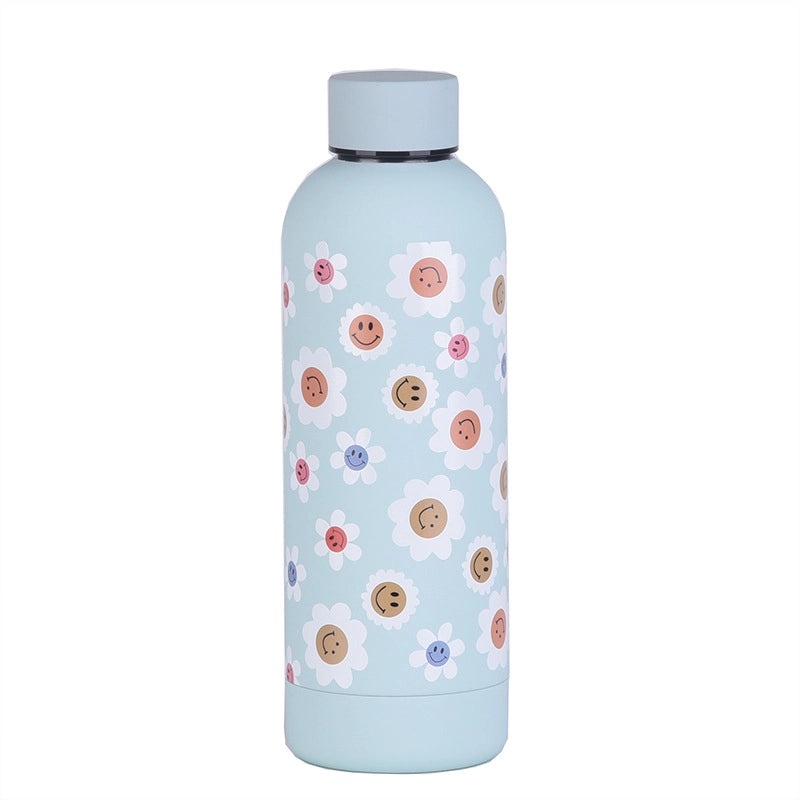 Cute Cartoon Stainless Steel Thermos Water Bottle | Drinkware & Tumblers
