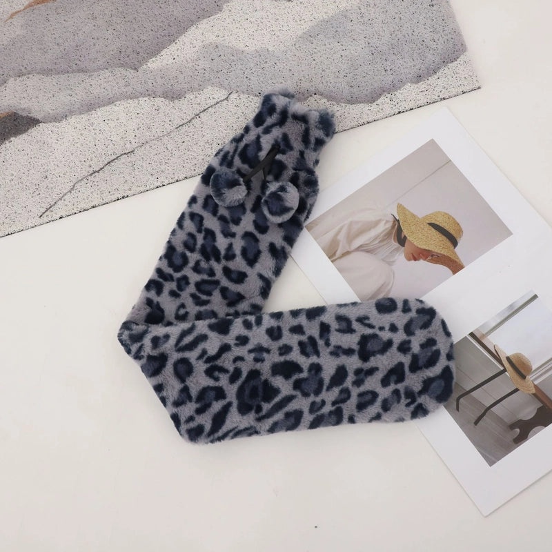 Cartoon Plush Hot Water Bag UK Christmas Hand Warmer Soft Long Water Filling Hot Water Bottle|Home & Living