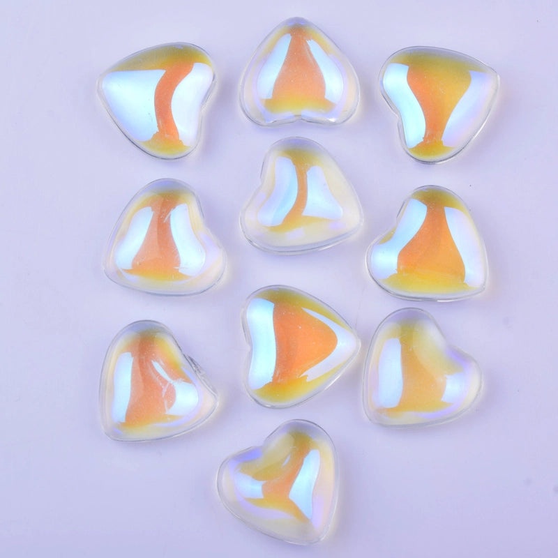 Pink 20mm Heart-Shaped Amethyst Crystal Ornament | Jewelry & Accessories