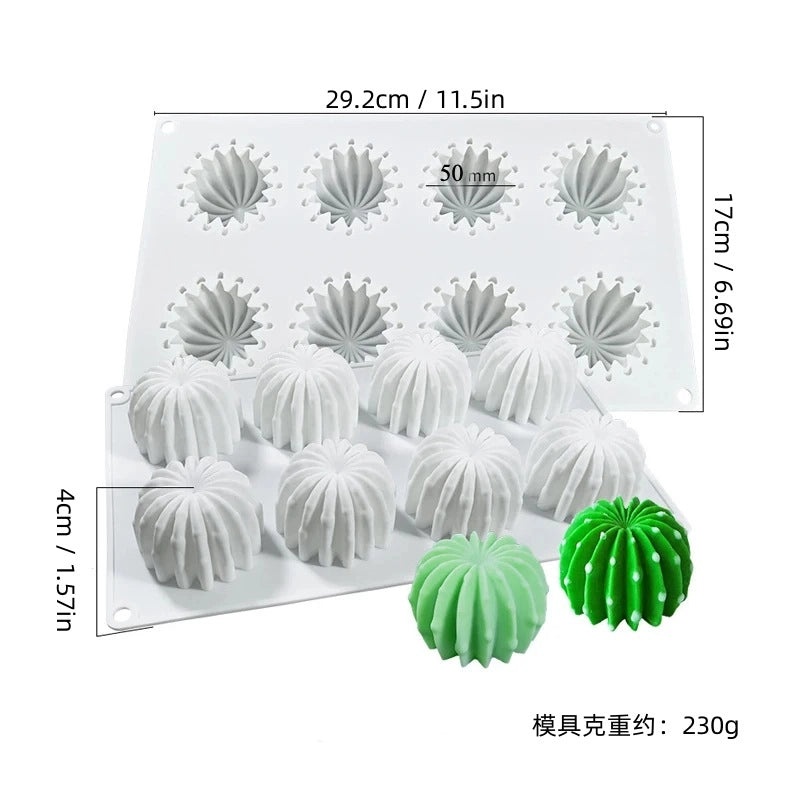 Geometric Heart Shaped Rose Silicone Mold for Kitchen Baking and Crafts | Kitchen Tools & Gadgets