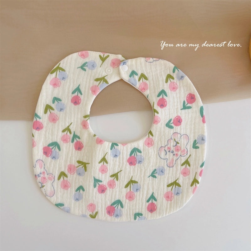 Baby Soft Cotton Gauze Newborn Bib Waterproof Absorbent Scarf for Autumn Winter|Baby & Kids Accessories