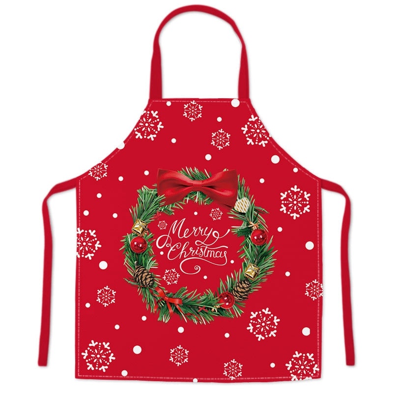 Christmas Minimalist Classic Christmas Tree Polyester Apron for Cooking 1 Piece | Kitchen & Dining Accessories
