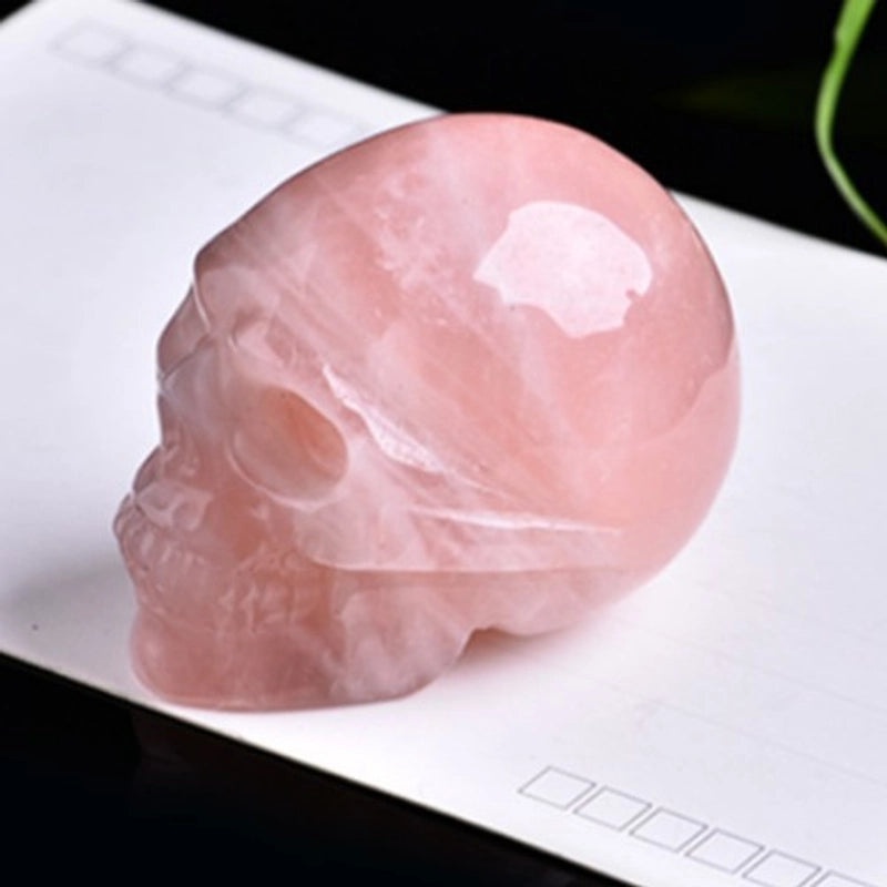 Minimalist Halloween Skull Gem Crystal Ornaments | Halloween Decorations