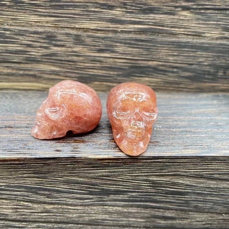 Halloween Punk Skull Natural Stone Decor|Jewelry & Accessories