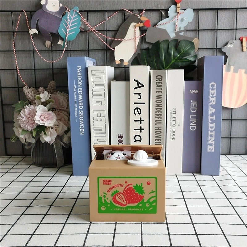 Creative Cute Panda Cat Coin Bank for Savings|Home Decor & Savings Accessory