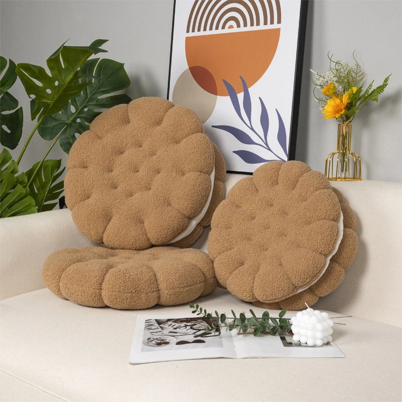 Creative Lamb Fleece Cushion Soft Sofa Pillow Office Waist Support Bedside Comfort Pillow|Home Decor Cushions