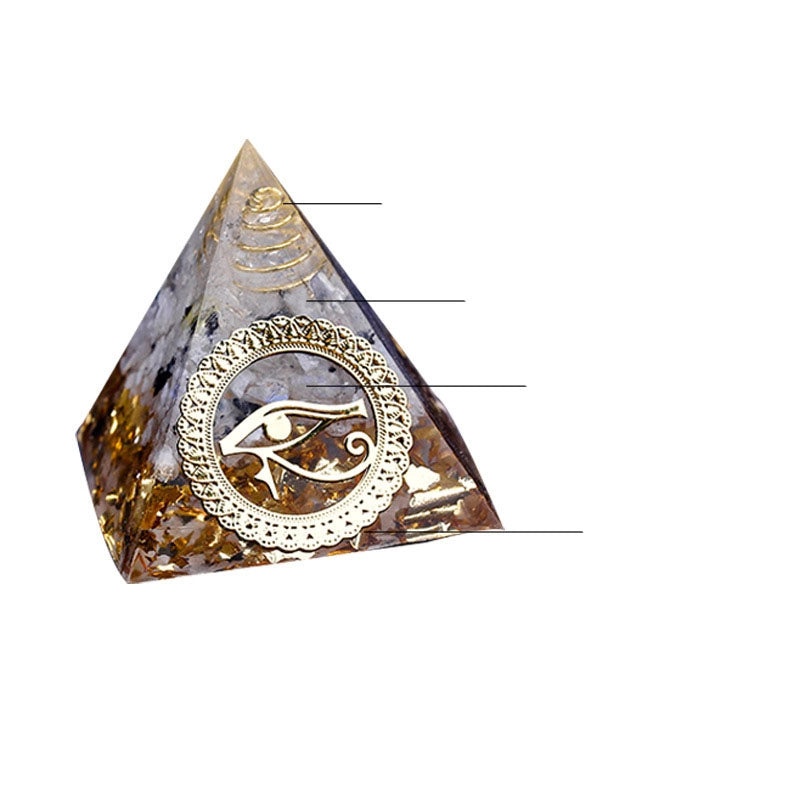 Minimalist Crystal Pyramid Ornament | Daily Indoor Home Decor