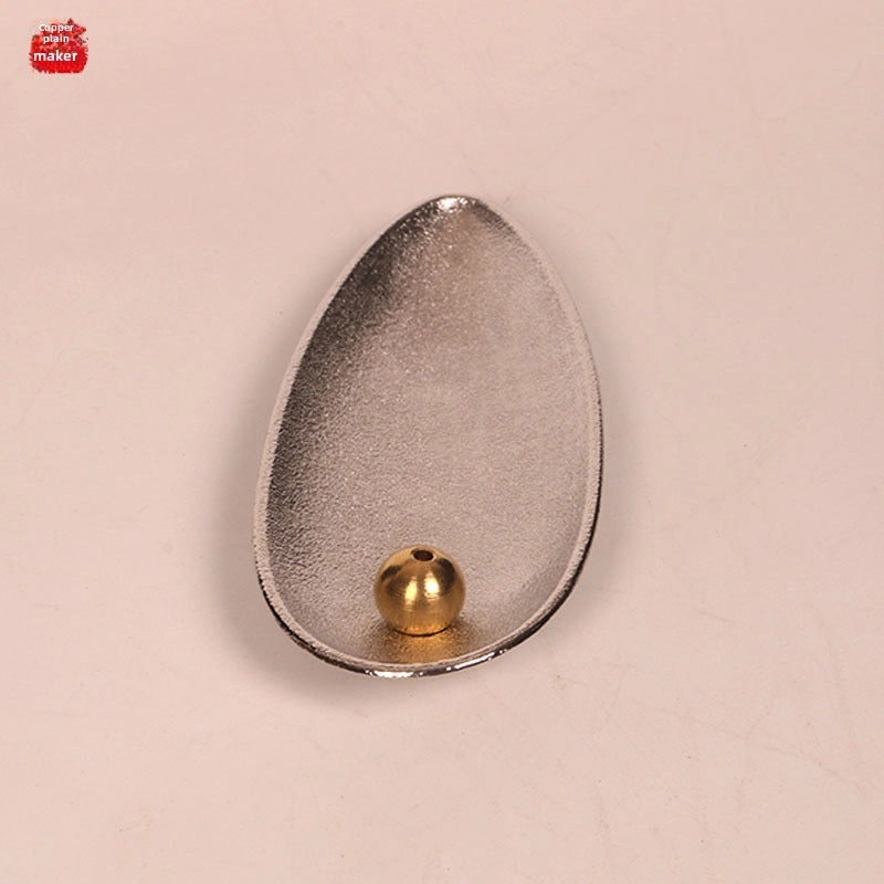 Copper Artisan Alloy Incense Holder for Zen Tea Ceremony | Home Decor & Incense Accessories