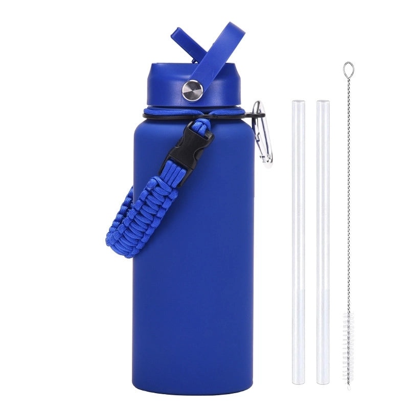 Stainless Steel Water Bottle Single Piece Casual Solid Color | Drinkware & Hydration