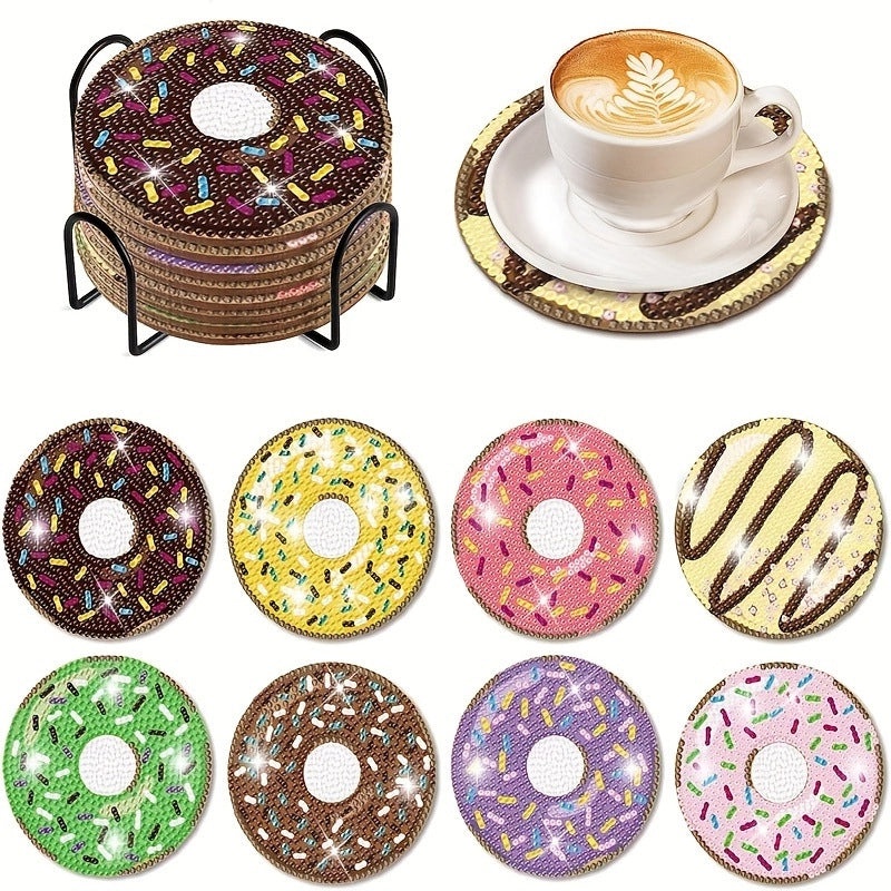 Valentine's Day Heart Shaped Flower Acrylic and Wood Placemat Set | Home & Kitchen Tableware