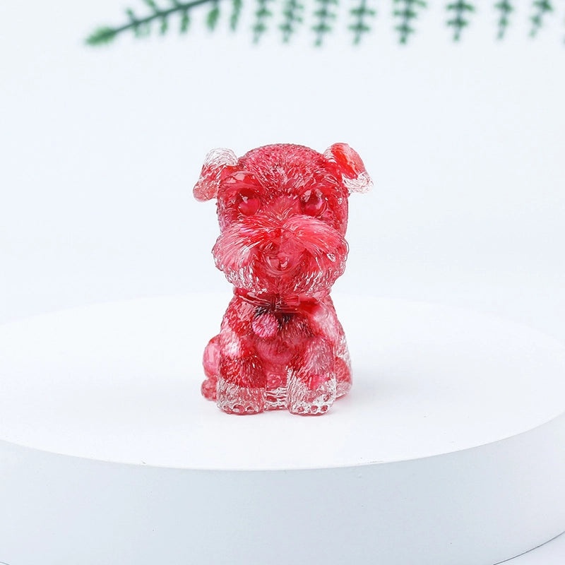 Adorable Dog Shaped Crystal Figurines for Home Decor|Decorative Figurines