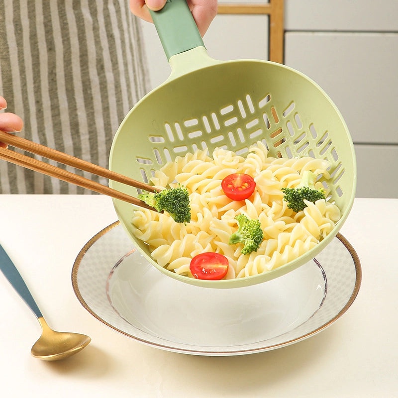 Minimalist Solid Color Nylon and Silica Gel Colander Single Piece | Kitchen Tools