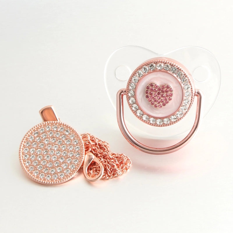 Adorable Double Heart Crown Silicone Baby Accessories|Baby Accessories & Jewelry