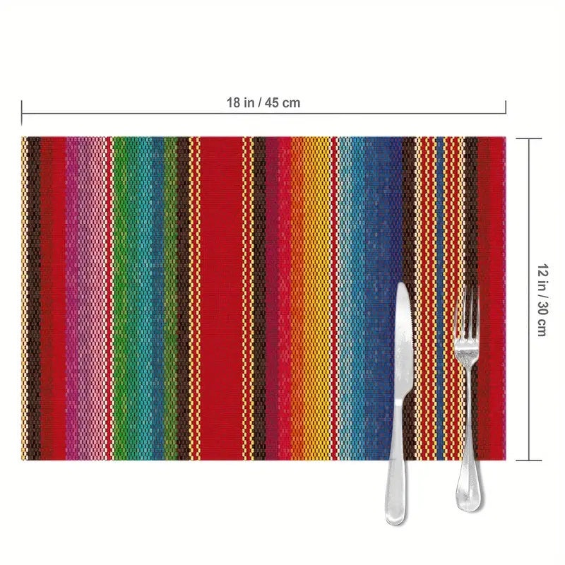 Romantic Minimalist Heart Letter Linen Placemat for Valentine’s Day | Home Decor & Tableware