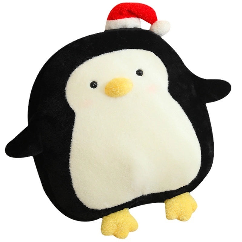 Cute Penguin Plush Toy with Christmas Hat | Holiday Gifts & Plush Toys
