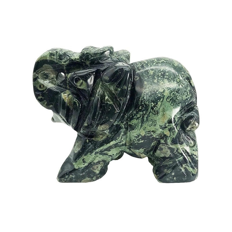 Set of 5 Minimalist Elephant Crystal Figurines | Home Decor Ornaments|Artificial Decorative Accessories|Elegant Table Decorations|Gift Ideas|Deco